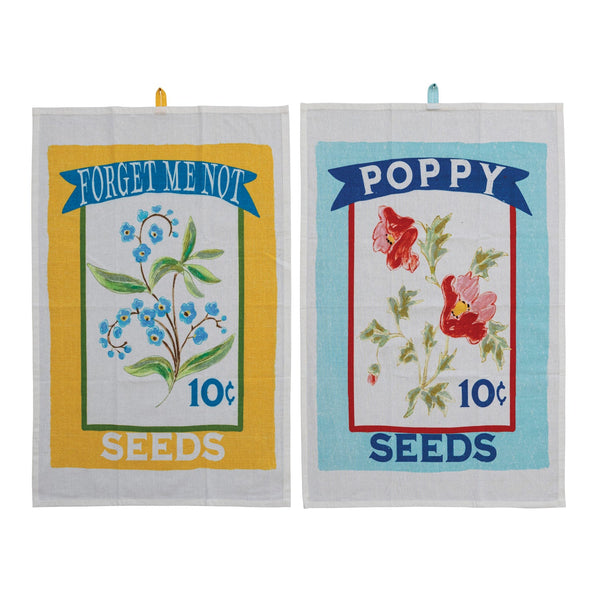 Seed Bag Tea Towels - Pinecone Trading Co.