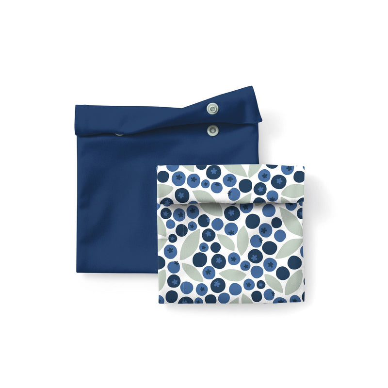 Dancing Daisies by Phoebe Wahl Reusable Snack Pouches