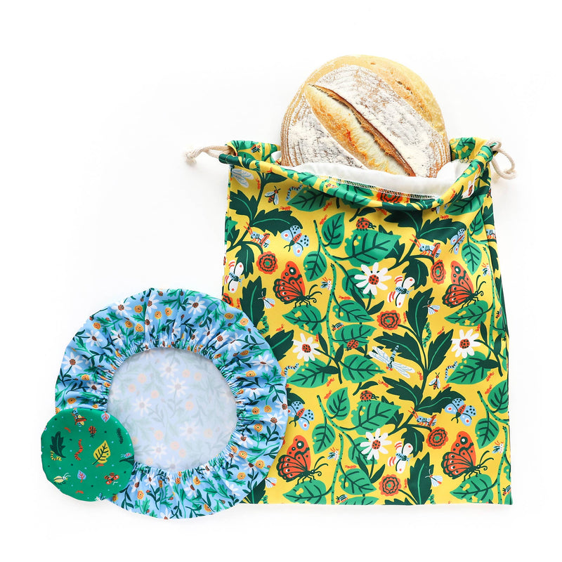 Sourdough Bread Bread Bag + Cover Set