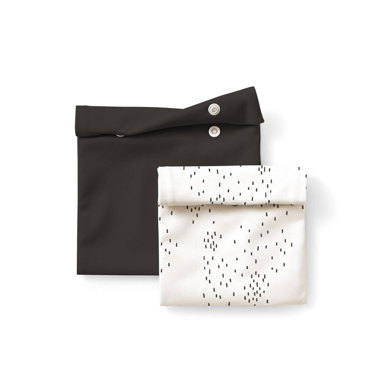 Dancing Daisies by Phoebe Wahl Reusable Snack Pouches