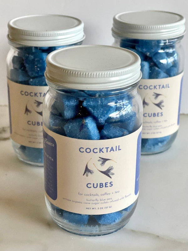 Butterfly Blue Pea Cocktail Cubes - Pinecone Trading Co.