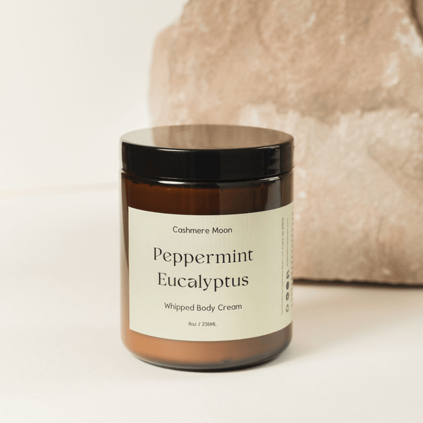 Peppermint Eucalyptus Whipped Body Cream - Pinecone Trading Co.
