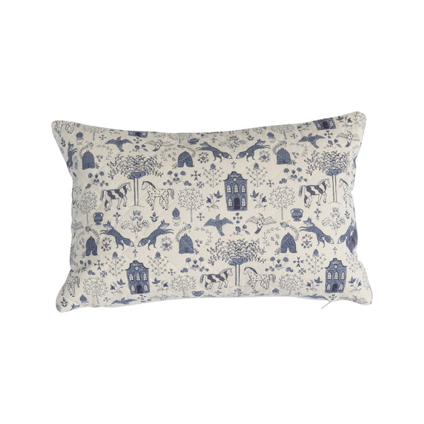 Winsome Cottage Quilted Lumbar Pillow - Pinecone Trading Co.