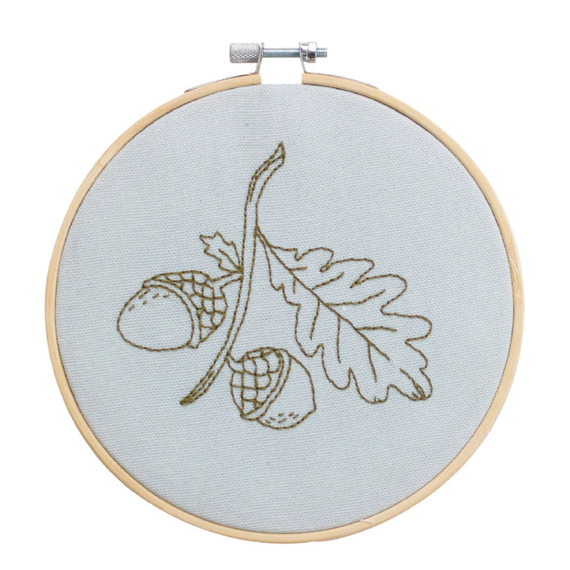 Acorn Embroidery Kit - Pinecone Trading Co.