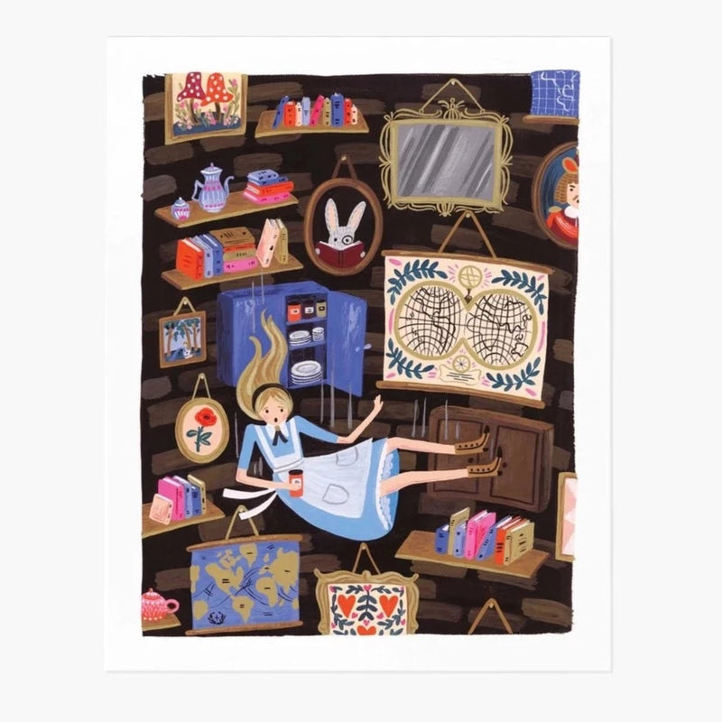 Alice Falling Art Print - Pinecone Trading Co.