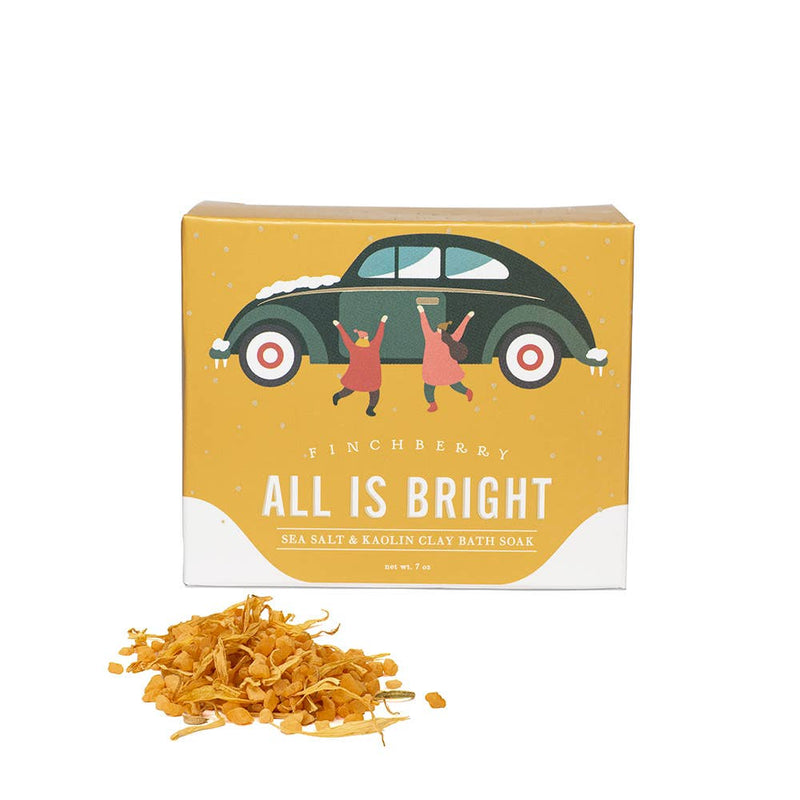 All is Bright – Clay & Salt Soak - Christmas Holiday - Pinecone Trading Co.