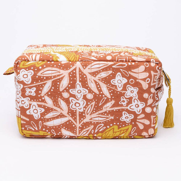 Amelia Quilted Box Tote - Pinecone Trading Co.