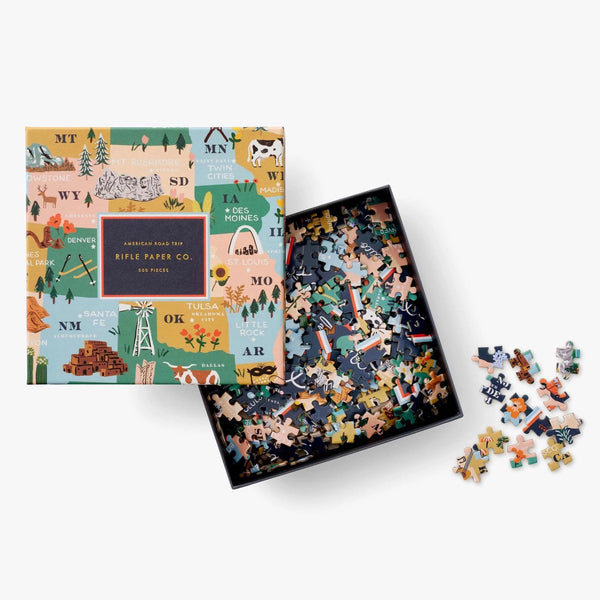 American Road Trip Jigsaw Puzzle - Pinecone Trading Co.