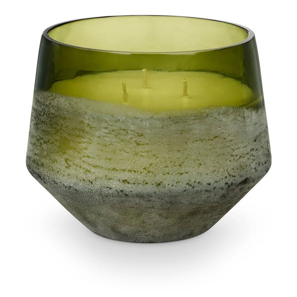Balsam & Cedar Large Baltic Glass Candle - Pinecone Trading Co.