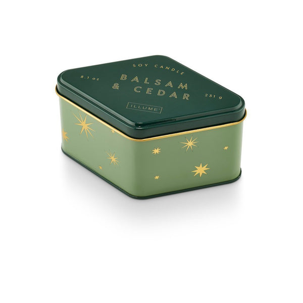 Balsam + Cedar Mini Tin Candle - Pinecone Trading Co.