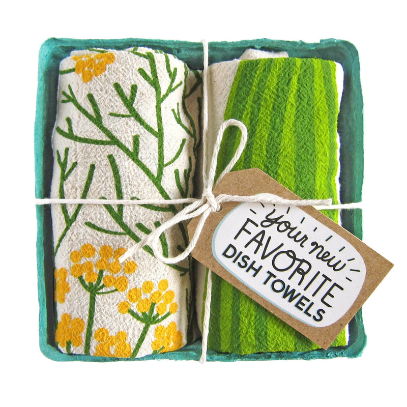 Big Dill - Dish Towel Set of 2 - Pinecone Trading Co.