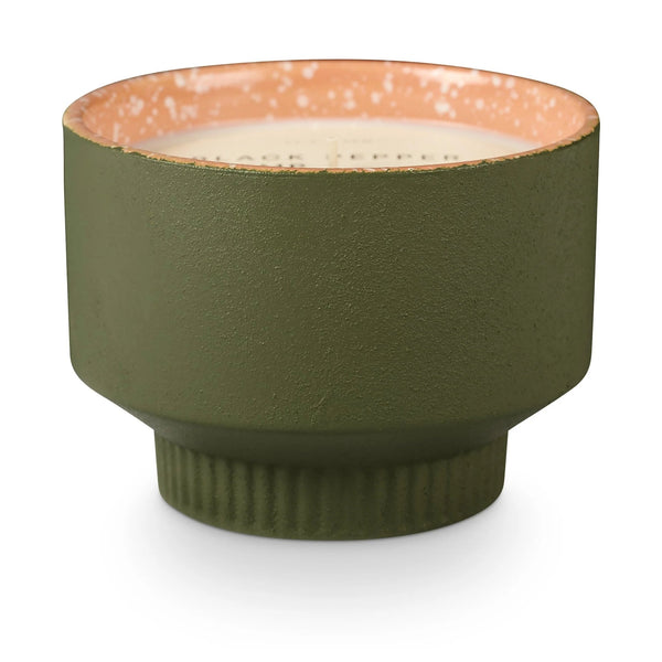 Black Pepper & Hemp Ceramic Candle - Pinecone Trading Co.