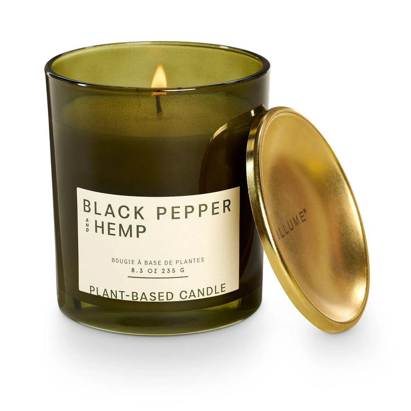 Black Pepper & Hemp Jar Candle - Pinecone Trading Co.