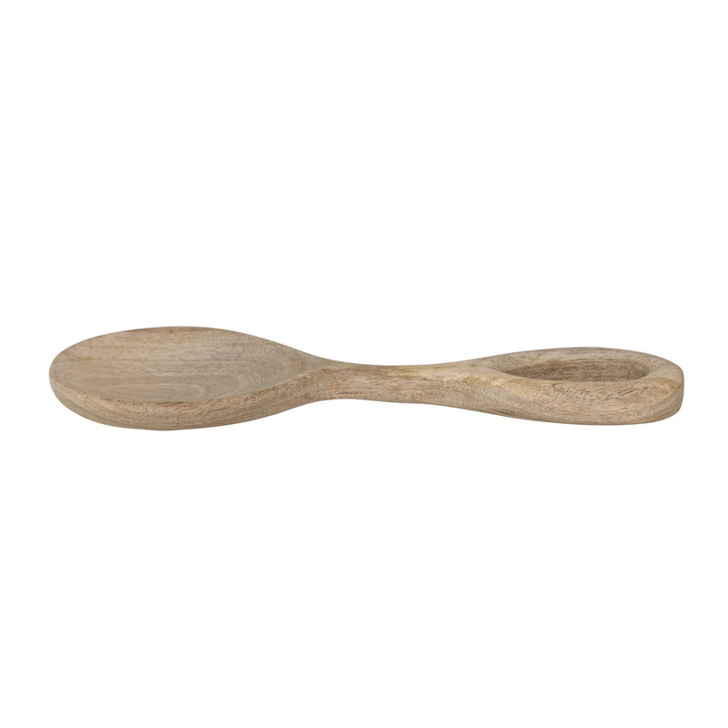 Bleached Hand-Carved Mango Wood Spoon - Pinecone Trading Co.
