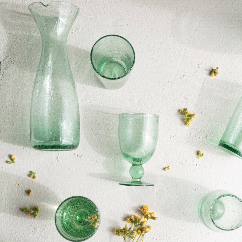 Bubble Stemmed Glass - Pinecone Trading Co.