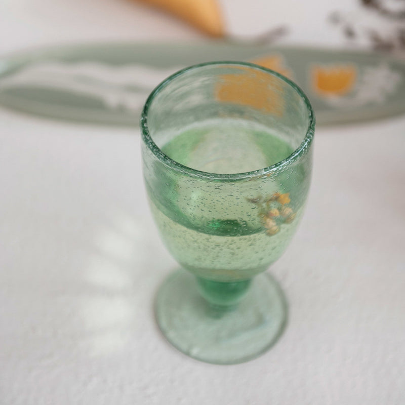 Bubble Stemmed Glass - Pinecone Trading Co.
