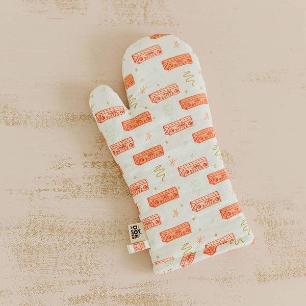Butter Kitchen Oven Mitt - Pinecone Trading Co.