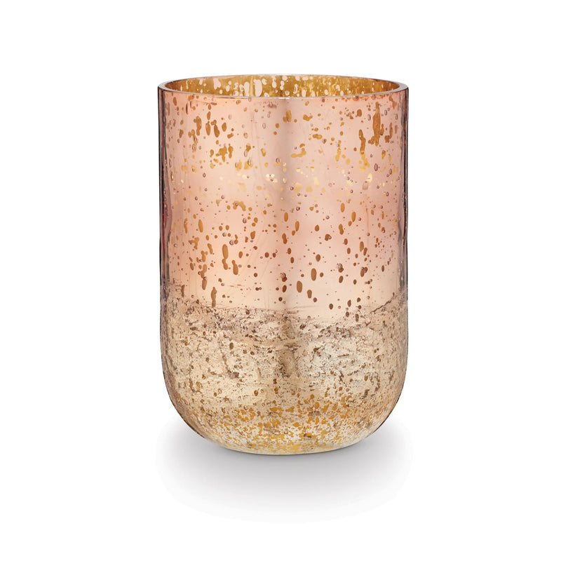 Cassia Clove Crackle Large Glass Candle - Pinecone Trading Co.
