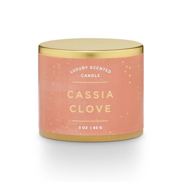 Cassia Clove Demi Tin Candle - Pinecone Trading Co.