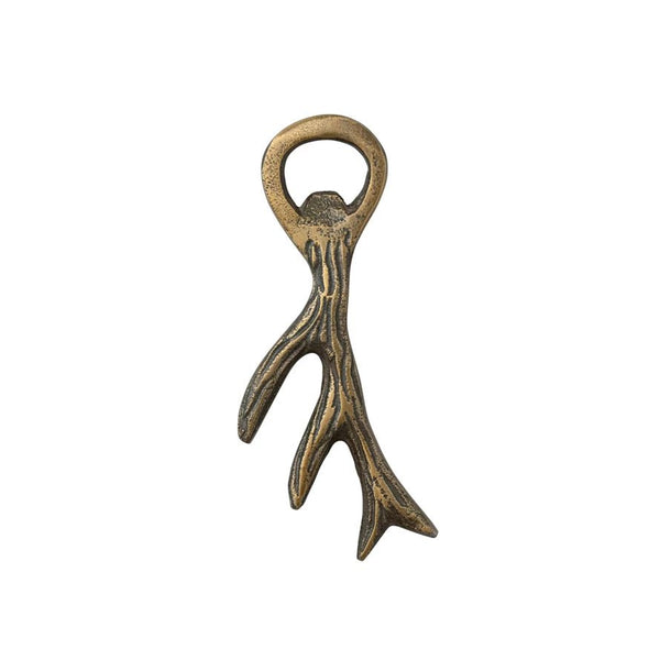 Cast Aluminum Antler Bottle Opener - Pinecone Trading Co.