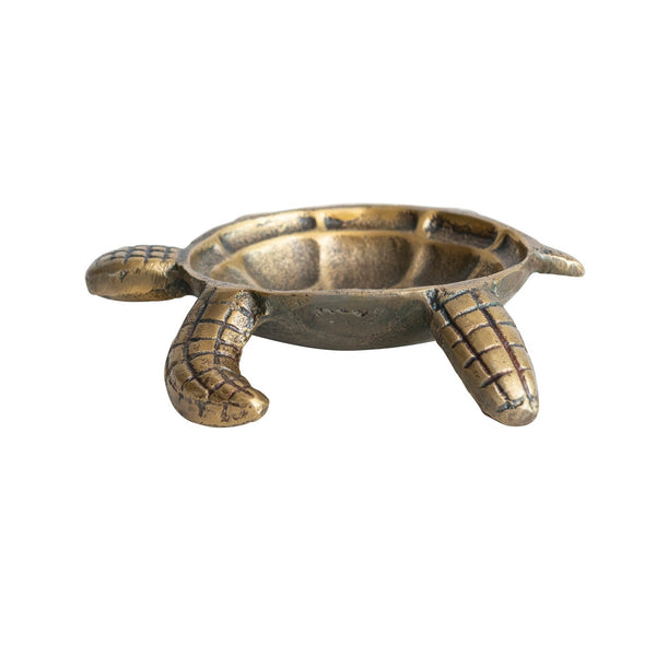 Cast Aluminum Tortoise Dish - Pinecone Trading Co.