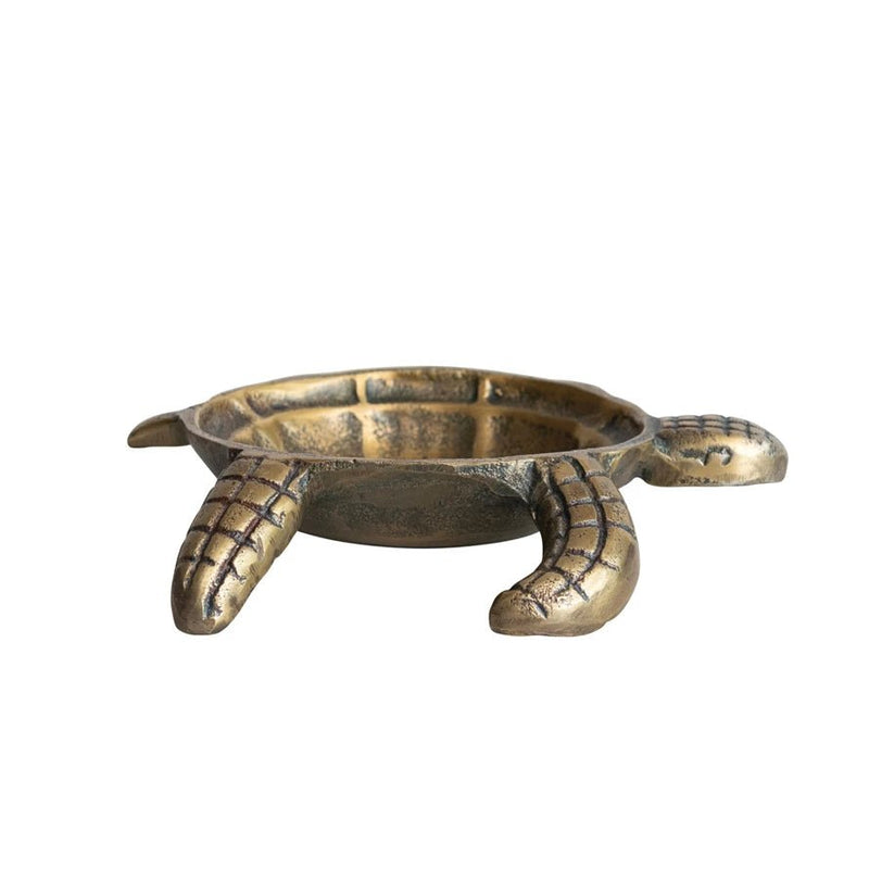 Cast Aluminum Tortoise Dish - Pinecone Trading Co.
