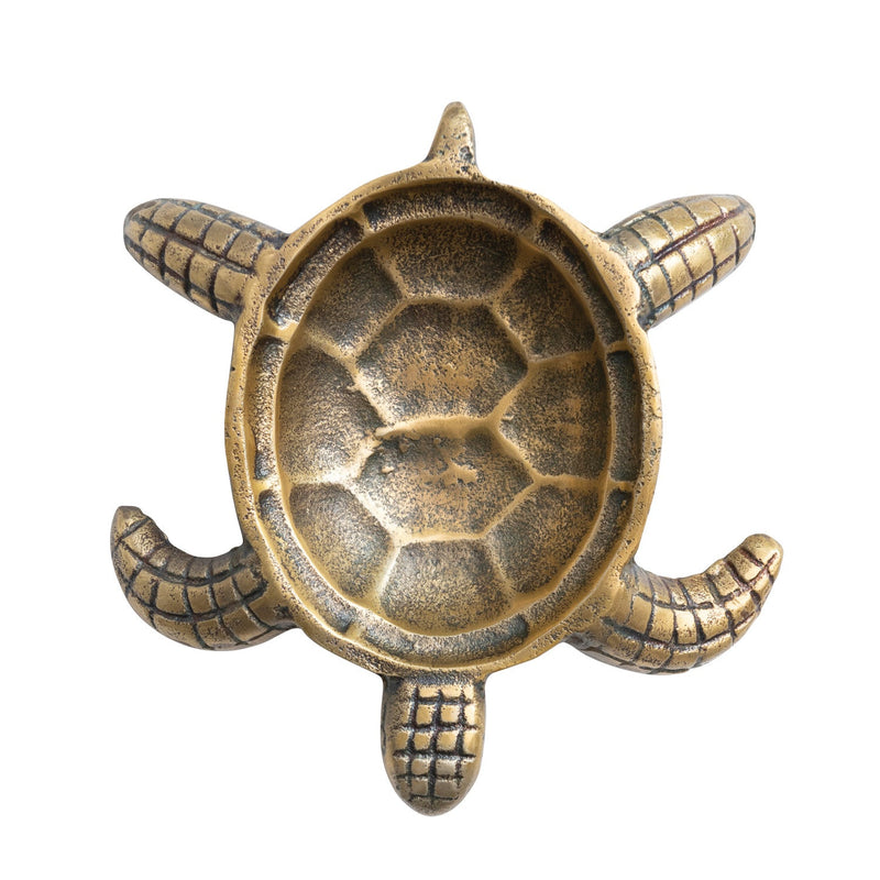 Cast Aluminum Tortoise Dish - Pinecone Trading Co.