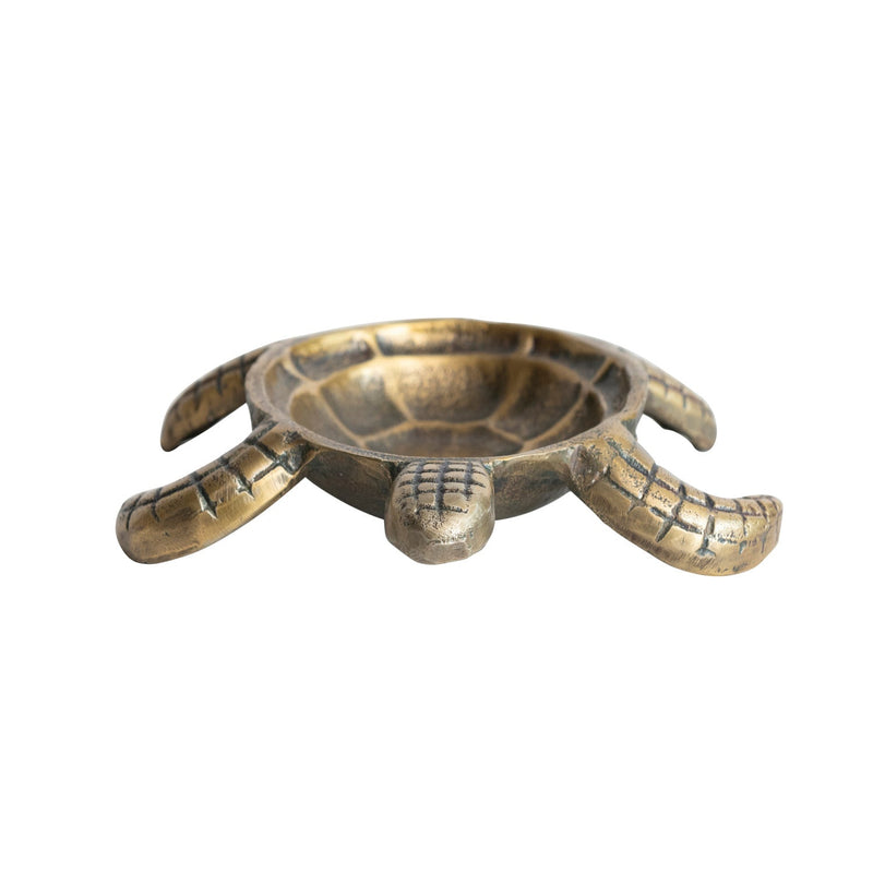 Cast Aluminum Tortoise Dish - Pinecone Trading Co.