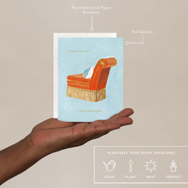 Chair-ish Birthday Card - Pinecone Trading Co.