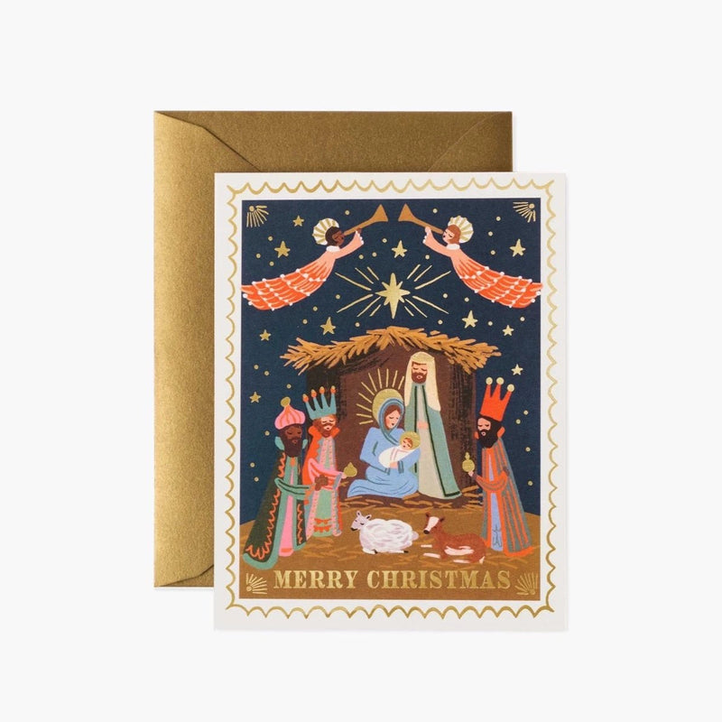 Christmas Nativity Card - Pinecone Trading Co.