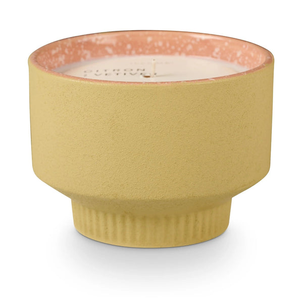 Citron & Vetiver Ceramic Candle - Pinecone Trading Co.