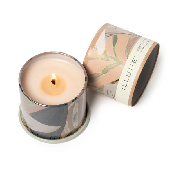 Coconut Milk Mango Demi Vanity Tin Candle - Pinecone Trading Co.