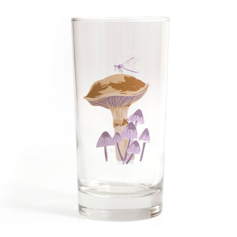 Dragonfly Mushroom Juice Glass - Pinecone Trading Co.