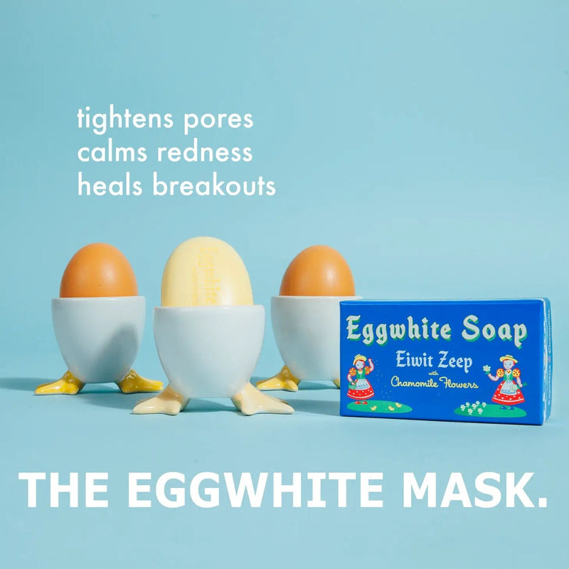 Eggwhite and Chamomile Flower Facial Soap - Pinecone Trading Co.