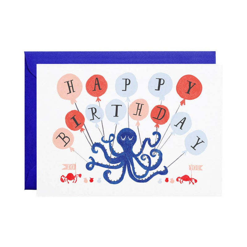 Eight Balloons Card - Pinecone Trading Co.