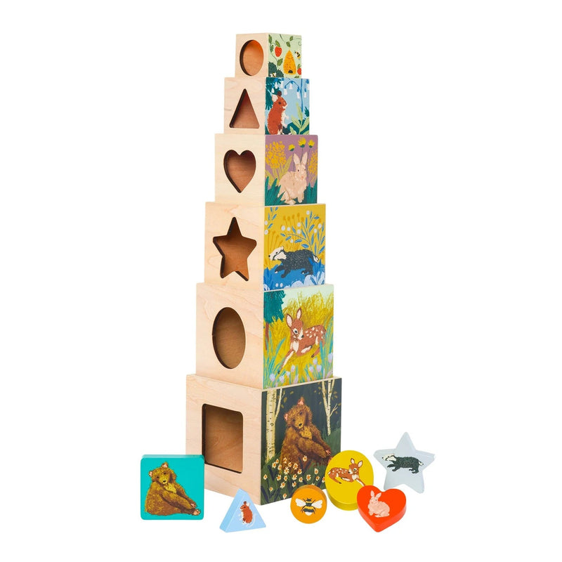Enchanted Forest Stacking Blocks - Pinecone Trading Co.