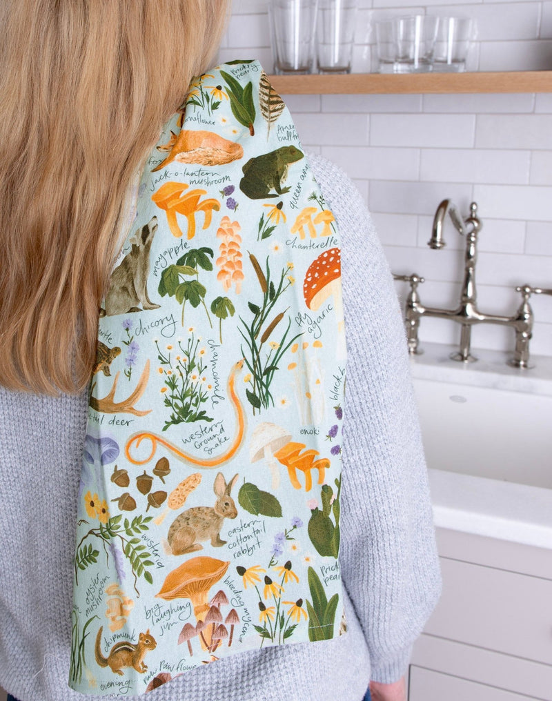 Flora & Fauna Kitchen Towel - Pinecone Trading Co.
