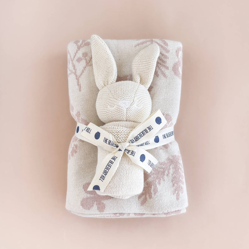 Floral Blanket and Lovey Baby Gift Set - Pinecone Trading Co.