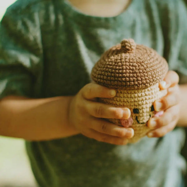 Friendly Stuffed Acorn Toy - Pinecone Trading Co.