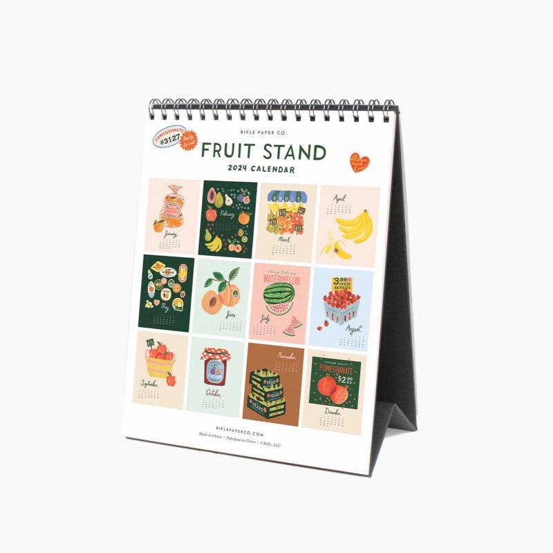 Fruit Stand 2024 Desk Calendar - Pinecone Trading Co.