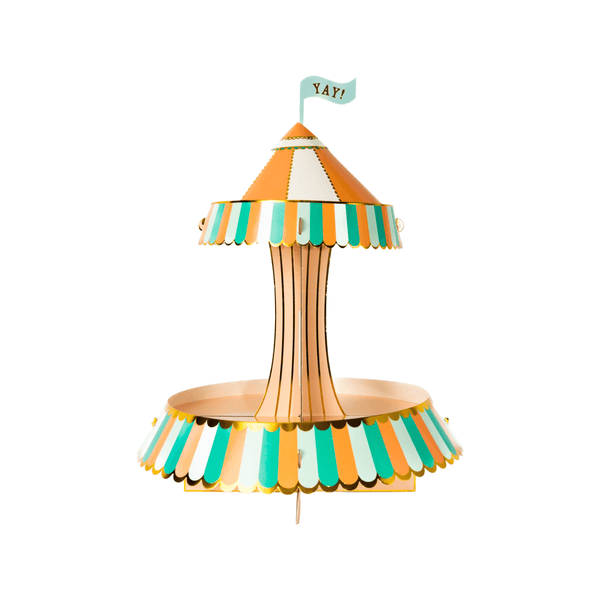 Fun Fair Carousel Cupcake Stand - Pinecone Trading Co.