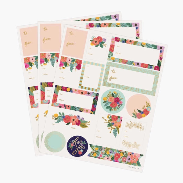 Garden Party Gift Stickers - Pinecone Trading Co.