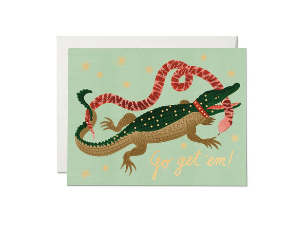 Get 'Em Alligator Card - Pinecone Trading Co.