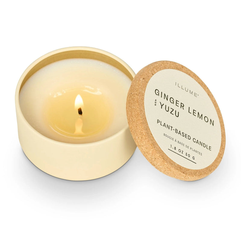 Ginger Lemon & Yuzu Tin Candle - Pinecone Trading Co.