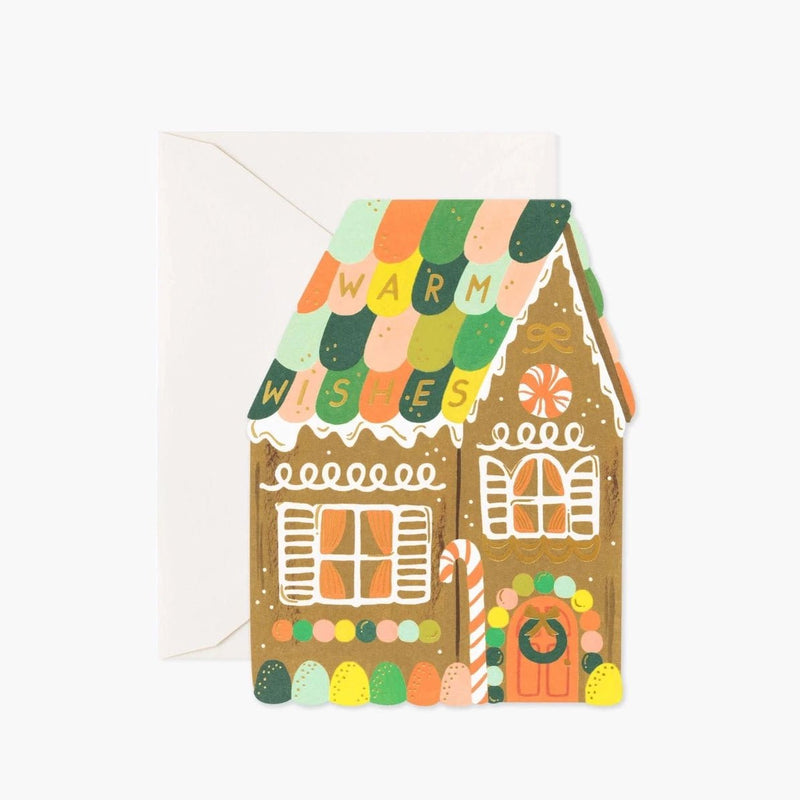 Gingerbread House Card - Pinecone Trading Co.