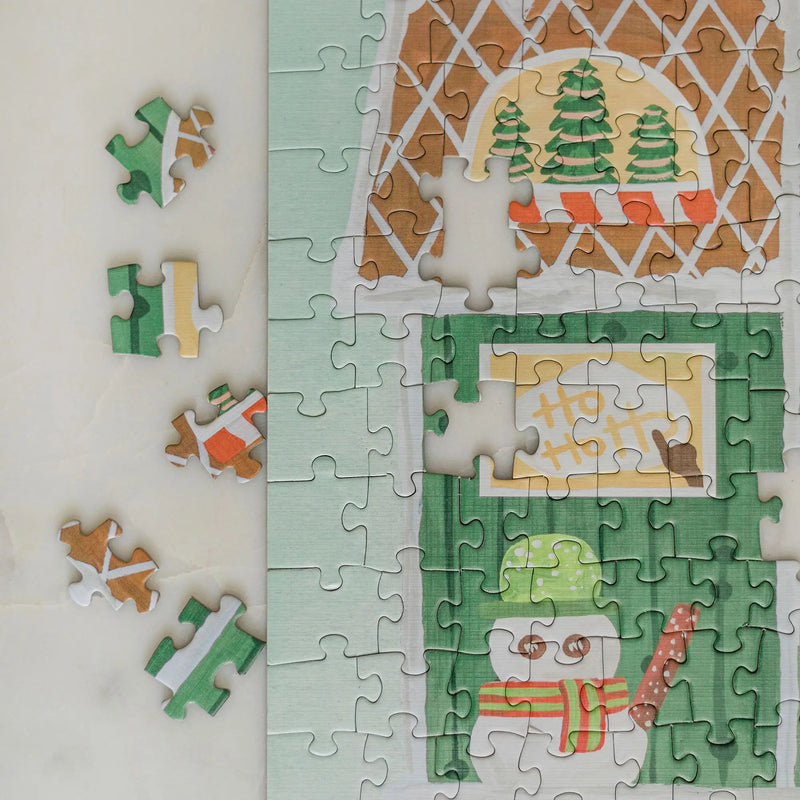 Gingerbread House Christmas Puzzle - Pinecone Trading Co.