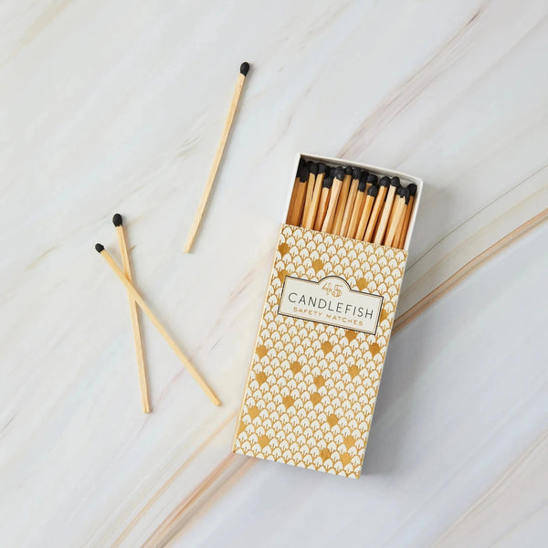 Gold Scales 4" Matchbox - Pinecone Trading Co.