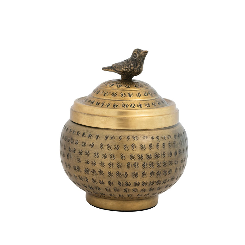 Golden Bird Container - Pinecone Trading Co.