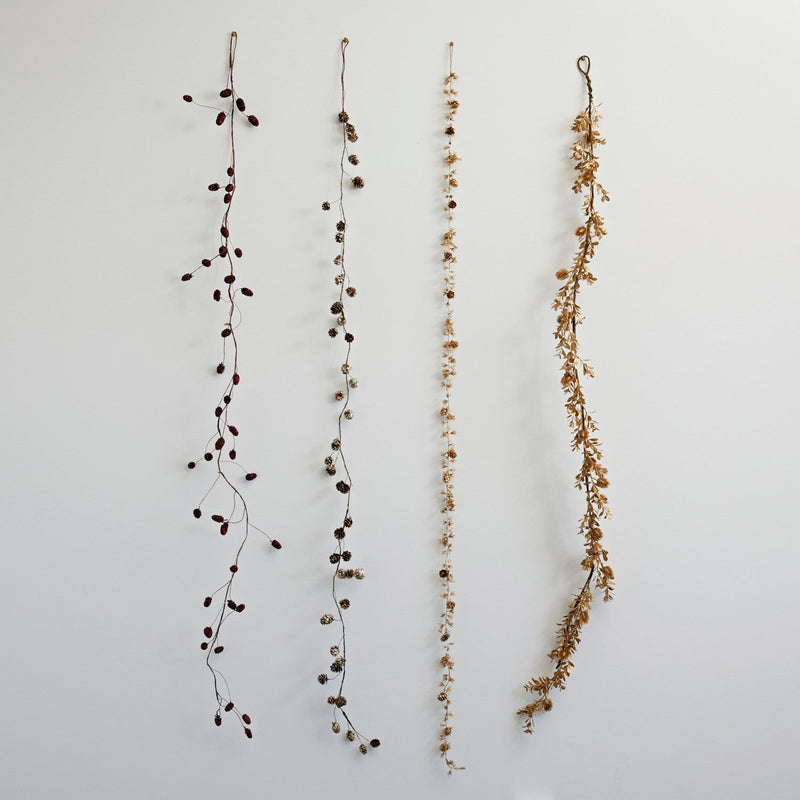 Golden Pinecone Garland - Pinecone Trading Co.