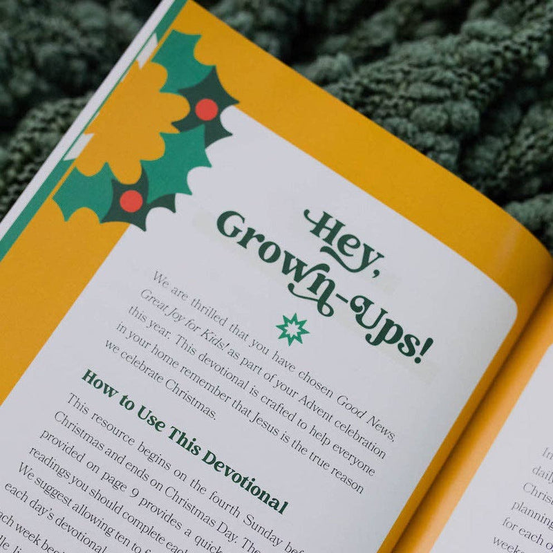 Good News, Great Joy For Kids | A Family Advent Devotional - Pinecone Trading Co.
